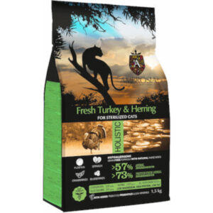 Ambrosia Fresh Turkey & Herring Sterilised Cats Ξηρά Τροφή για Ενήλικες Γάτες με Γαλοπούλα 5kg